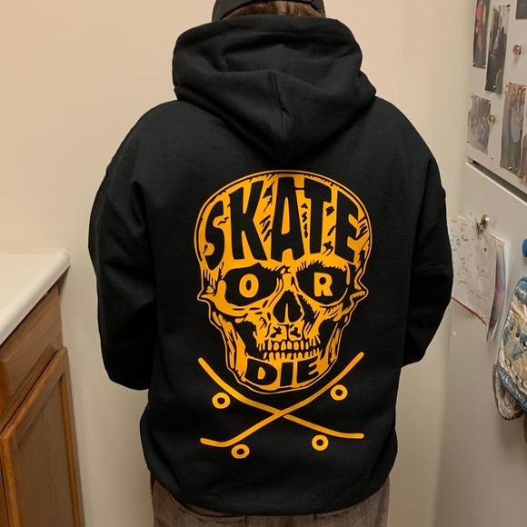Skate or die Graphic pullover Hoodie - Picture 3 of 11
